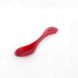 Ложка-вилка (ловилка) пластмассовая tramp красный фото 1