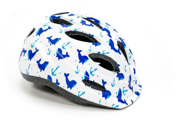 Шлем велосипедный FSK KY501 бело-голубой описание, фото, купить
