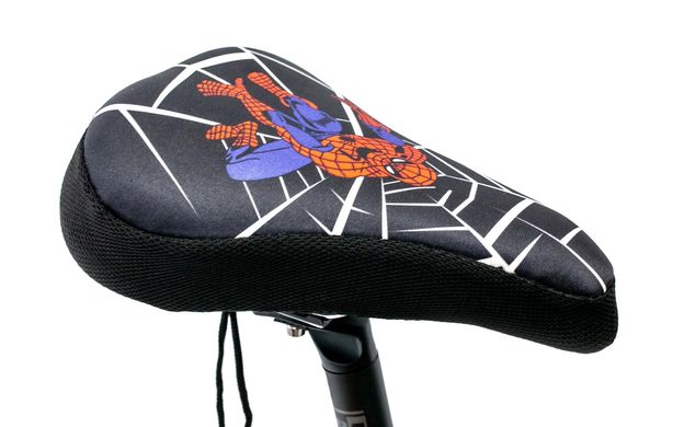 Накладка на детское седло Spider Man с гелевым наполнителем 200*150mm (черно-красный) описание, фото, купить