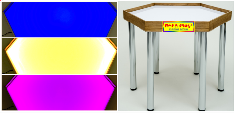 Шестикутний стіл для малювання піском опис, фото, купити
