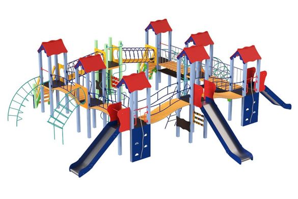 Дитячий ігровий комплекс "Моє місто", 1,2 м і 1,5 м опис, фото, купити