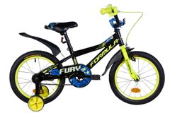 Велосипед 16" Formula FURY 2021 (чорно-помаранчевий (м)) опис, фото, купити