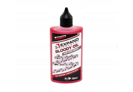 Смазка для цепи EXPAND Chain Bloody oil dry/wet универсальная 100ml описание, фото, купить