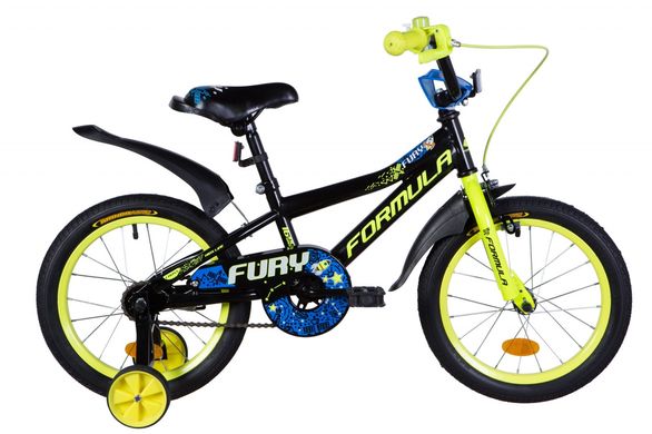 Велосипед 16" Formula FURY 2021 (черно-оранжевый (м)) описание, фото, купить