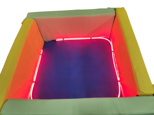 Інтерактивний сухий басейн з підсвічуванням Світлотерапія квадратний 1,5 м опис, фото, купити