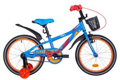 Велосипед 18" Formula STORMER 2021 (сине-оранжевый ) описание, фото, купить