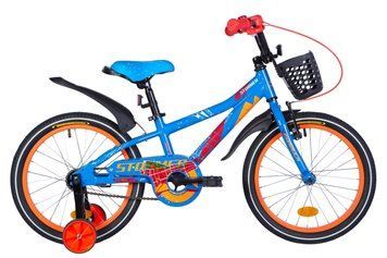 Велосипед 18" Formula STORMER 2021 (синьо-помаранчевий ) опис, фото, купити