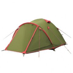 Туристическая палатка трехместная универсальная Tramp Lite Camp 3 олива описание, фото, купить