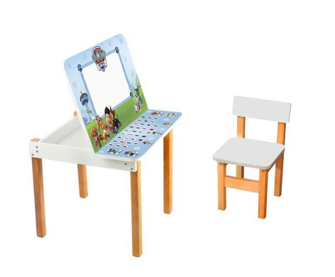 Столик-мольберт + стульчик детский Абетка Paw описание, фото, купить