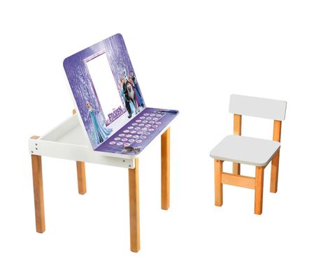 Столик - мольберт + стульчик детский Абетка Frozen описание, фото, купить