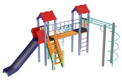 Дитячий ігровий комплекс "Вагончик", 1,5 м опис, фото, купити