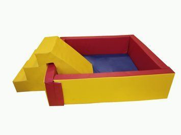 Сухой бассейн с горкой 150х150х40 см описание, фото, купить