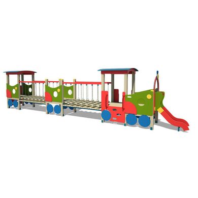 Деревянный "Паровозик локомотив с двумя вагончиками" описание, фото, купить