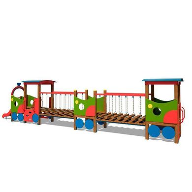 Деревянный "Паровозик локомотив с двумя вагончиками" описание, фото, купить