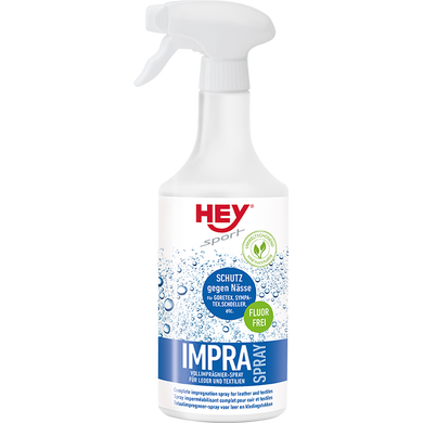 Водовідштовхувальне просочення для одягу Hey-Sport IMPRA Spray 500 мл опис, фото, купити