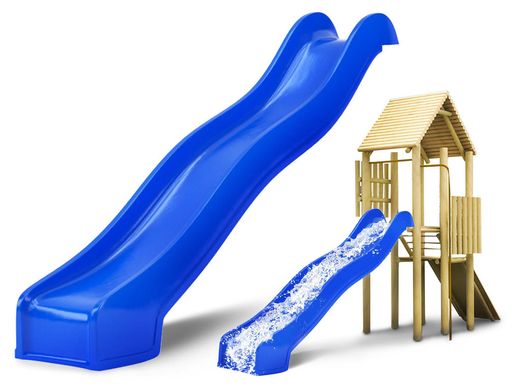 Горка для детских площадок Hapro 3 м. (Синяя) описание, фото, купить