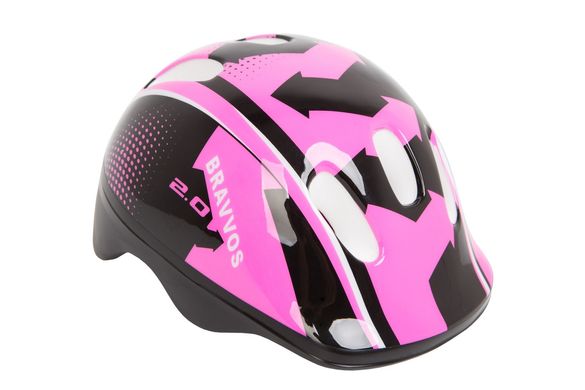 Шлем велосипедный HEL104 черно-розовый (черно-розовый) описание, фото, купить