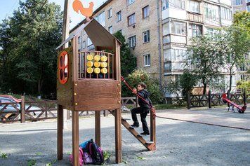Дитячий ігровий комплекс "Будиночок" опис, фото, купити