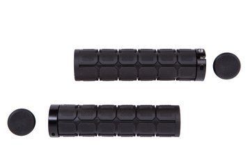 Ручки руля PVC L130мм с Al черным замком HL-G219 (черный) описание, фото, купить