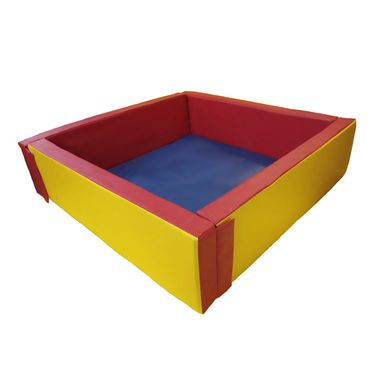 Сухой бассейн для детского сада с матом 200х200х40 см описание, фото, купить