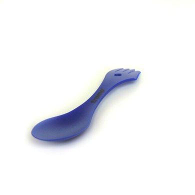 Ложка-вилка (ловилка) пластмассовая tramp синяя описание, фото, купить