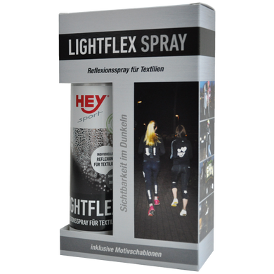 Світловідбиваючий спрей-фарба Hey-Sport Lightflex Spray опис, фото, купити