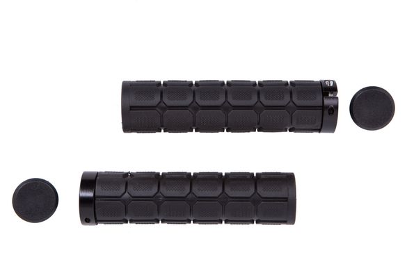 Ручки керма PVC L130мм з Al чорним замком HL-G219 (чорний) опис, фото, купити