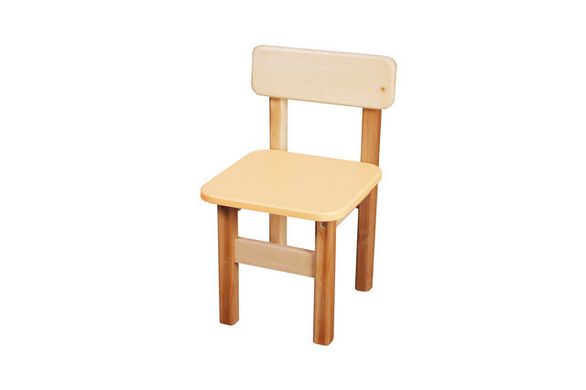 Дитячий дерев'яний стілець, ваніль опис, фото, купити