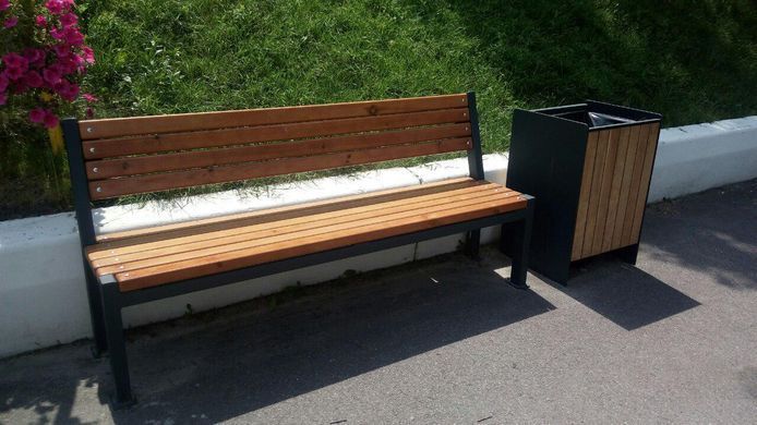 Лавка паркова "Подвійна лінія" опис, фото, купити