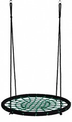 Гойдалки гніздо лелеки Lux 120 см. Чорний - зелений опис, фото, купити