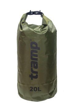 Гермомешок Tramp PVC Diamond Rip-Stop оливковый 20л описание, фото, купить