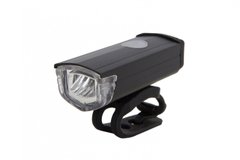 Ліхтар LED передній AL121W, USB (чорний корпус) опис, фото, купити