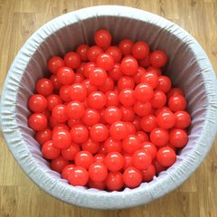 Кульки для сухого басейну червоні 8 см поштучно опис, фото, купити