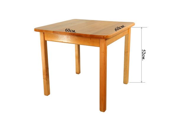 Дитячий дерев'яний стіл опис, фото, купити