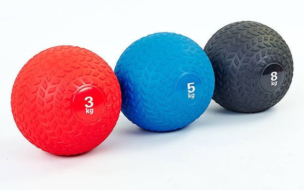 Мяч слэмбол для кросфита и фитнеса рифленый SLAM BALL FI-5729-6 6кг (PVC, минеральный наполнитель, d-23см) описание, фото, купить