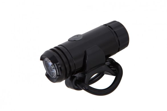 Ліхтар LED передній AL125W, USB (чорний корпус) опис, фото, купити