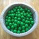 Кульки для сухого басейну зеленого кольору 8 см поштучно фото 1