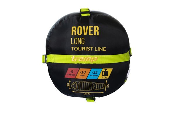 Спальний мішок зимовий Tramp Rover Long кокон правий TRS-050L-L опис, фото, купити