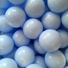 Кульки для сухого басейну світло-блакитні 8 см поштучно опис, фото, купити