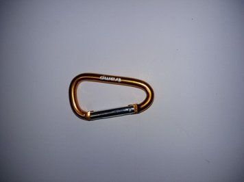 Карабін Tramp алюмінієвий, розмір 6 см, без муфти, жовтий арт.TRA-006 опис, фото, купити