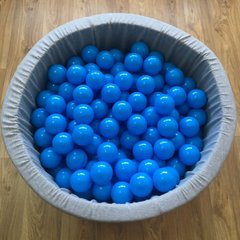 Кульки для сухого басейну блакитні 8 см поштучно опис, фото, купити