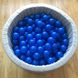 Кульки для сухого басейну сині 8 см поштучно фото 1