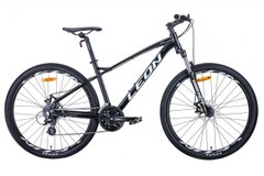 Велосипед 27.5 "Leon XC-90 2020 (чорно-білий c сірим) опис, фото, купити