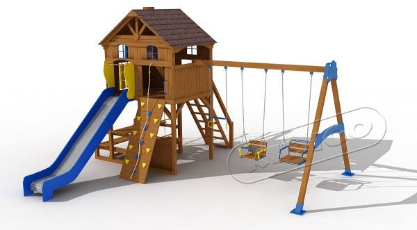 Детский игровой комплекс "Дача" описание, фото, купить