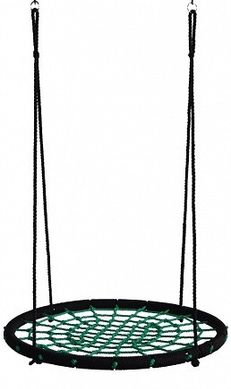 Гойдалки гніздо лелеки Lux 120 см. Зелений опис, фото, купити