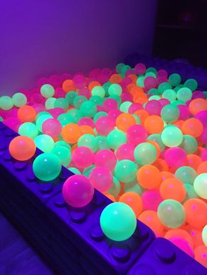 Кульки для сухого басейну світяться 8 см опис, фото, купити