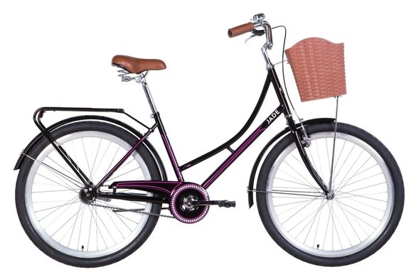 Велосипед 26" Dorozhnik JADE 2021 (черно-розовый) описание, фото, купить