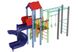 Детский игровой комплекс "Котик с пластиковой горкой Спираль", 1,5м фото 1