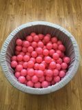 Шарики для сухого бассейна розовые 8 см поштучно описание, фото, купить