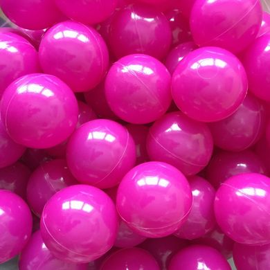 Кульки для сухого басейну малинові 8 см поштучно опис, фото, купити